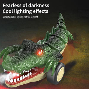 Voiture RC Crocodile Lumineuse à Télécommande - Sans Fil <span class=keywords><strong>2</strong></span>.4GHz, 360° °   Conception rotative et antichoc pour garçons et filles - Product Image 5