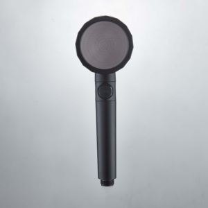 ซานิโก E210015 อุปกรณ์ก๊อกน้ำห้องน้ำสีดำทันสมัยแบบประหยัดพลังงานแรงดันสูง พร้อมฝักบัวปรับระดับการไหลของน้ำได้ <span class=keywords><strong>เปิด</strong></span>/<span class=keywords><strong>ปิด</strong></span> - Product Image 4