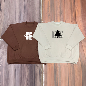 Sweat-shirt à col rond pour femmes en coton de haute qualité, design personnalisé, coupe ample, style streetwear, en molleton doux, vente en gros - Product Image 4