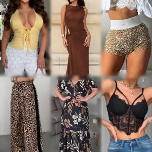 Wholesale Women's Clothing Mixed Style Inventory Dresses, T-shirts, <b>Small</b> Shirts, Pants, Skirts Inventory Randomly Shipped - Product Image 1