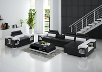 KEHUI ensemble nordique italien 2024 nouveau canapé design avec cana italien blanc crème noir véritable ensemble salon canapé canapé en cuir