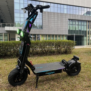 USA Free Shipping G14 72V 10000W Dual Motor 13inch Road Fat Tire 35ah Battery Folding Scooter with RGB & <b>Turn</b> Signals - Product Image 4