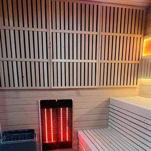 Cèdre rouge canadien extérieur portatif peu coûteux 2-8 personnes sauna russe extérieur de vapeur à vendre - Product Image 4