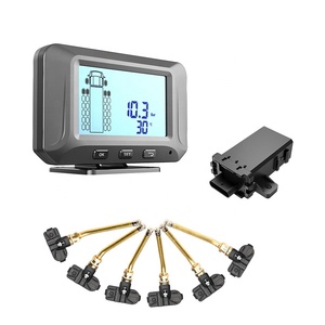 Sistema de detección de presión de neumáticos TPMS <span class=keywords><strong>Digital</strong></span> Popular para remolques de camiones RV Sensores externos internos inalámbricos para seis vehículos - Product Image 1