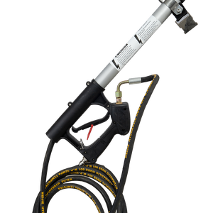 Pistolet à eau haute pression tige en aluminium télescopique cinq sections tige de nettoyage <span class=keywords><strong>extensible</strong></span> buse pliée pour le nettoyage des murs extérieurs - Product Image 3