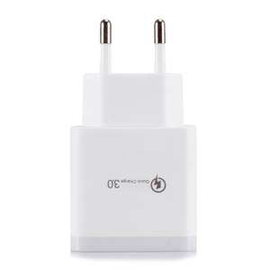 Caricabatterie USB QC3.0, Adattatore di Ricarica Rapida QC 3.0, 3.5A 18W, Caricatore da Muro Portatile con Spina EU/US per <span class=keywords><strong>SAMSUNG</strong></span>, IPHONE, HUAWEI - Product Image 5