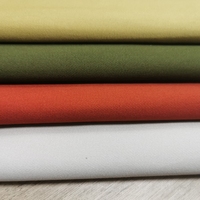 Fabrik preis Benutzer definierte einfarbige gewebte Baumwolle Stoff Soft Hand Feel Shirt Stoffe Baumwolle gebürstet wasserdicht Twill Stoff