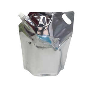 Bolsa de Plástico VMPET de 3L con Boquilla, Reciclable, Portátil, con Logotipo Personalizable, para Jugo, Vino, Leche, Agua Mineral, Vodka - Product Image 1