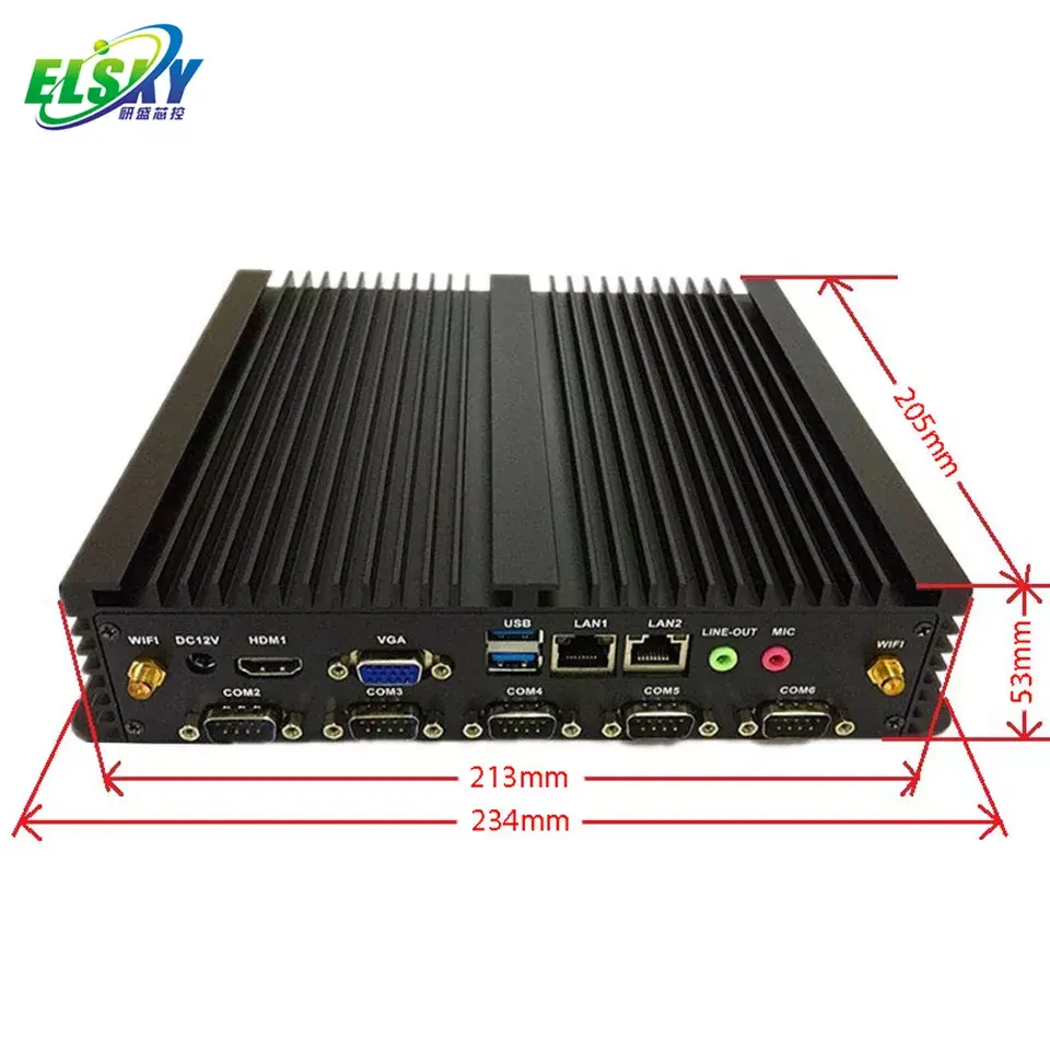 Core 3rd 11th Gen 3517U i3 i5 i7 DDR3 DDR4 RAM 16GB 240SSD 2*Mini-PCIE RJ45 1000M network Port Industrial Fanless Pocket PC