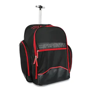 Kopbags özel büyük kapasiteli buz hokeyi tekerlek çanta hokey sırt çantası
