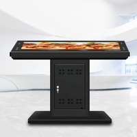 Mesa de pantalla multitáctil de 32/43/55 pulgadas: a prueba de agua, a prueba de arañazos, estructura plegable, compatible con software dedicado