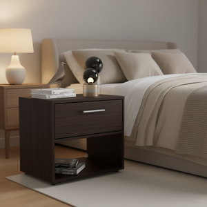 Comodino Noxen 1 cassetto 1 scaffale con 4 gambe - Product Image 2