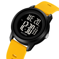 Montre numérique sportive SKMEI 2218 avec bracelet en silicone, boîtier en plastique simple et fonction de plongée, tendance