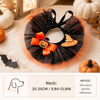 Bandana mignon pour chien Halloween, foulard triangulaire amusant pour chat, accessoires de costume de fête, bavoir anti-salive pour chiot