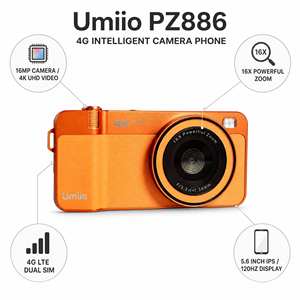 Téléphone portable Umiio PZ886 4G, écran 5,3 pouces, 3 Go de RAM, 32 Go de ROM, batterie 2400 mAh, Android 10, mini smartphone 4G - Product Image 3