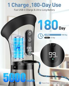 Herramienta Eléctrica para Remover Cera de Oídos, Dispositivo de Limpieza de Oídos con Sistema de Separación de Agua para Cuidado Personal - Product Image 6