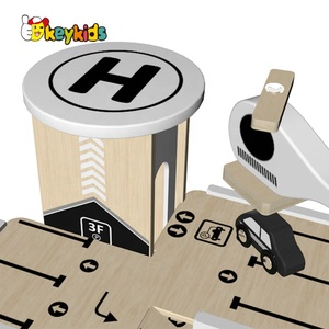 Jouet en bois pour enfants, <span class=keywords><strong>garage</strong></span> de parking, jeu <span class=keywords><strong>interactif</strong></span>, nouveau design,, - Product Image 4