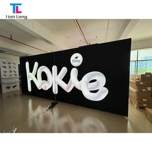 Durable 20x8ft Aluminum SEG Fabric LED <b>Display</b> New Design Portable Trade Show Booth with Backlit <b>Wall</b> Stand for Advertising - Product Image 6
