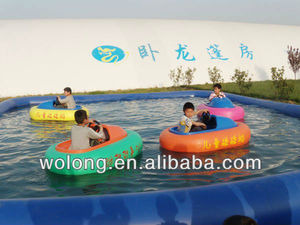 Jeux aquatiques pour enfants, bateau à pare-chocs gonflable, moteurs électriques - Product Image 5