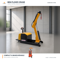 Grue mobile électrique à batterie 24V CSEC-900R 900kg 90 °   Grue de levage rotative pour entrepôt