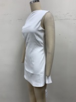 Robe mini élégante en satin à une épaule avec détail nœud - Robe de soirée blanche cintrée pour femme