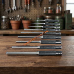 Iron Jewelry Pick-Up Tools <b>Set</b> Roll Pin <b>Punches</b> <b>Set</b> of 9 for DIY Jewelry Setting - Product Image 4