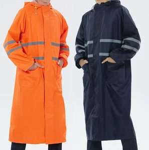 Ropa de Seguridad Laboral de Alta Calidad para Exteriores, Chaqueta Impermeable de Poliéster Pongee Resistente, Reflectante y de Alta Visibilidad, Impermeable para Motocicleta - Product Image 6