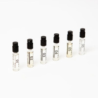 Flacon de parfum vide en verre 1 ml avec boîte, logo personnalisé