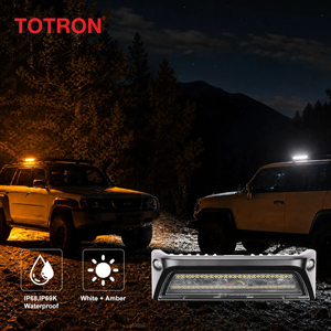 <span class=keywords><strong>Remolque</strong></span> Rv Vehículos todoterreno Iluminación de Área 6 pulgadas Ámbar Blanco Regulable <span class=keywords><strong>LED</strong></span> Luz de escena para techo de camión - Product Image 2