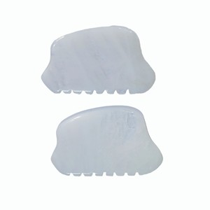 Pierre faciale en jade blanc anti-âge, haute qualité, logo personnalisé, produits les plus vendus au monde, massage, pierre de gua sha personnalisée - Product Image 5