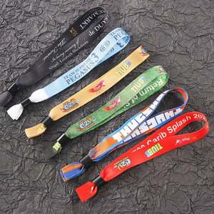 Bracelets en tissu écologiques personnalisés pour événements, article promotionnel par transfert thermique - Product Image 4