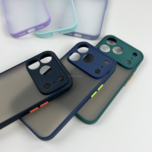 Funda mate TPU para teléfono PC para iPhone 16 17 Pro Max fundas mate esmeriladas para 15 Pro Max 14 13 12 <span class=keywords><strong>Mini</strong></span> 11 Spot a granel al por mayor - Product Image 6