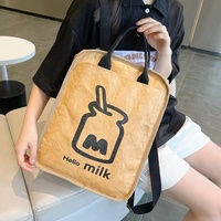 Sac en papier Dupont Tyvek écologique imprimé de logo personnalisé sac à dos pour ordinateur portable recyclé sac à dos de voyage lavable et étanche