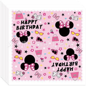 Ensemble de <span class=keywords><strong>vaisselle</strong></span> sur le thème de <span class=keywords><strong>Minnie</strong></span> <span class=keywords><strong>Mouse</strong></span>, 60-80 pièces, décorations d'anniversaire pour les filles et les fêtes d'enfants - Product Image 4