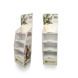 Étagère de présentation pliable en carton, impression offset, support en carton ondulé pour cosmétiques et maquillage, pour présentoir POP - Product Image 2