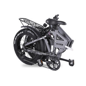Vélo électrique pliable Fat MX21 avec moteur arrière, double amortisseur, batterie lithium 48V 13Ah, freins à disque avant et arrière, pneus 20*4 pouces - Product Image 1