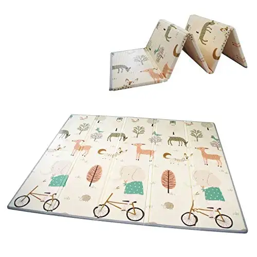 Factory Price Non-toxic Folding Baby Play Mat Playmate Xpe Game Crawling Mat Kids Playmat