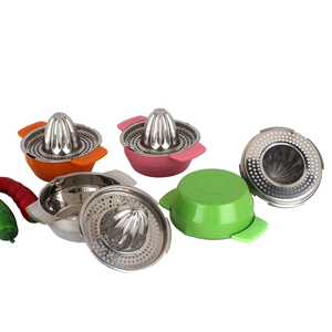 <span class=keywords><strong>Presse</strong></span>-agrumes manuel en acier inoxydable pour fruits et légumes, filtre rotatif sûr pour citrons, oranges et agrumes - Product Image 5