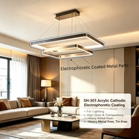 Revêtement électrophoretique cathodique en acrylique écologique SH-301 pour meubles et quincaillerie d'électroménager