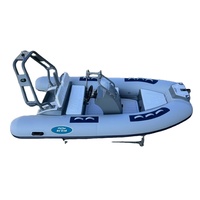 Bateau semi-rigide 420 4,2 m 14 pieds avec cabine, bateau semi-rigide en aluminium, bateau d'appoint, bateau de pêche, bateau gonflable, bateau semi-rigide, bateau de sport