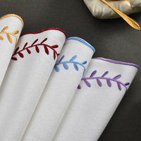 Vente en gros de tapis de table en tissu brodé français, simili cuir, résistants à la chaleur, imperméables, pour la maison et les salles à manger