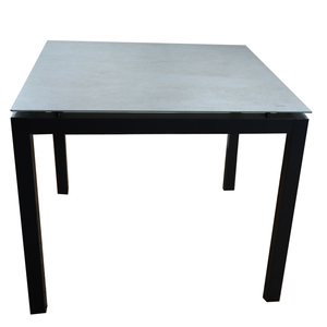 <span class=keywords><strong>Table</strong></span> à manger carrée <span class=keywords><strong>en</strong></span> aluminium <span class=keywords><strong>de</strong></span> haute qualité <span class=keywords><strong>avec</strong></span> mobilier <span class=keywords><strong>de</strong></span> <span class=keywords><strong>jardin</strong></span> <span class=keywords><strong>en</strong></span> verre à effet <span class=keywords><strong>céramique</strong></span> pour l'extérieur - Product Image 1