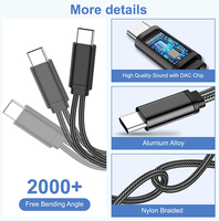 Digitaler Konverter-Kabel 2-in-1 Typ-C 3,5mm Aux Audio Kopfhörer-Ladeadapter PVC Mikrofon-Lautsprecher Typ-C zu 3,5mm Aux-Adapter