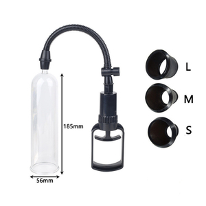 Bomba de Vacío Manual para Agrandamiento del Pene Masculino, Entrenador de Masturbación, Talla L, Juguete Sexual para Adultos, Impermeable IPX7, Sin Látex, para Hombres - Product Image 3