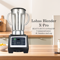 Lohas Big Powerful Smoothies Machine Worktop Blender Turbo Modus voor gebruik in bars en koffiezaken, FCC gecertificeerd, voedselveilig materiaal