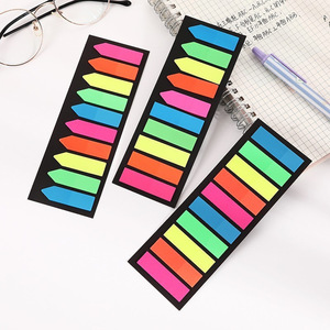 PET Material Sticky Tabs for Annotating Books Color Note Tabs Repositionable Flags Markers Semi Transparent Index Tabs - Product Image 3