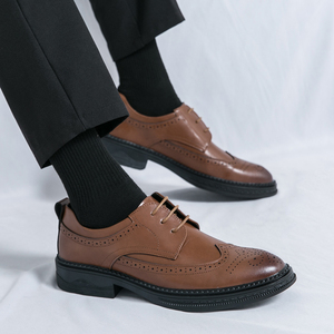 Nuovo Modello Brookes: <span class=keywords><strong>Scarpe</strong></span> Eleganti in Pelle da <span class=keywords><strong>Uomo</strong></span> per Abiti Formali, Business e Matrimoni - Product Image 4