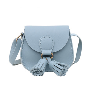 Vendita calda della fabbrica <span class=keywords><strong>Mini</strong></span> borsa a tracolla per donna con nappe a tracolla Color caramella borse a tracolla - Product Image 3