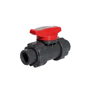 Vente de liquidation B2B COVNA : Vanne à boisseau sphérique manuelle 2 voies en PVC/UPVC/CPVC, filetage NPT PN16, PTFE, température moyenne - Product Image 2