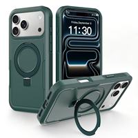 Étui de téléphone magnétique antichoc avec support pliable pour iPhone 17/18 Pro, coque de protection pour iPhone 17/18 Pro Max